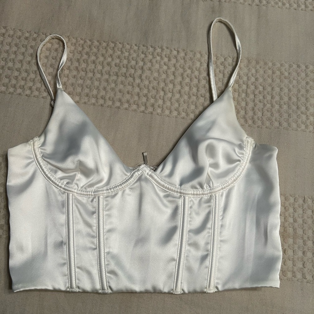 White Fox Crop Top
